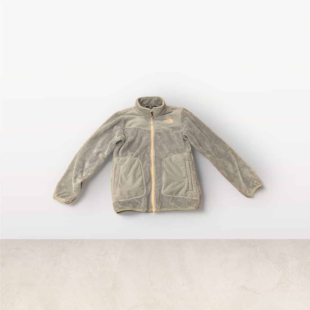The North Face Girls Grey Fleece Lightweight Jacket